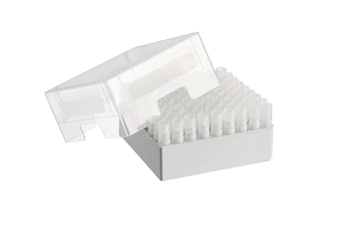 艾本德儲存盒 9 × 9, 可放置 81  個螺旋蓋（凍存）管， 3   mL，2  件，高 76  mm，3  英寸，聚丙烯材料，可耐受最低 -86  °C，可高溫高壓滅菌，帶蓋子并具有數(shù)字字母標(biāo)識